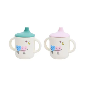 Sippy Cups Set Dancing Hearts