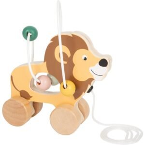 Pull-on lion with motor skills
