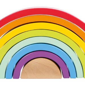 Wooden Building Blocks Large Rainbow