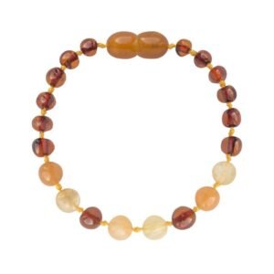 Amber Bracelet - Cognac and Aventurine